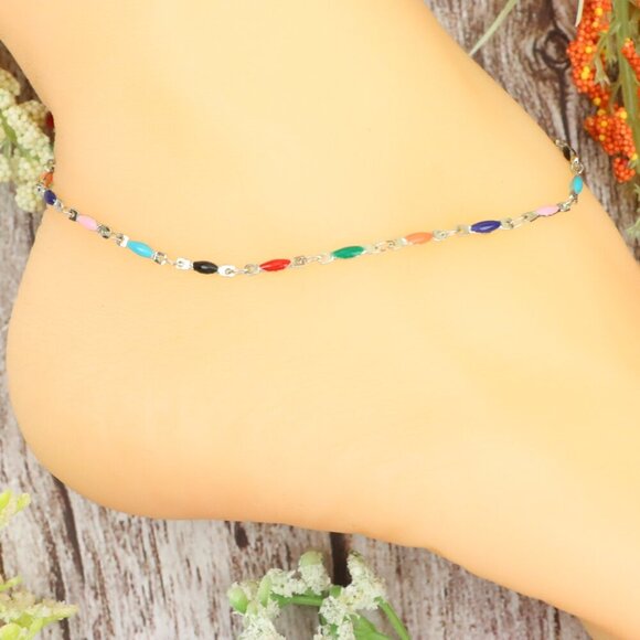 Dainty Anklet for Women – Elegant Everyday Jewelry & Perfect Gift | MLCRC1319 - Picture 8 of 10